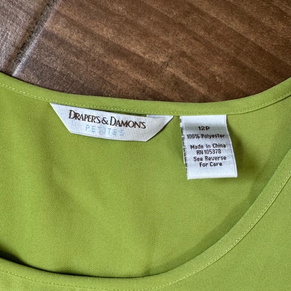 Drapers & Damons Petites Blouse Tank - Picture 2 of 3